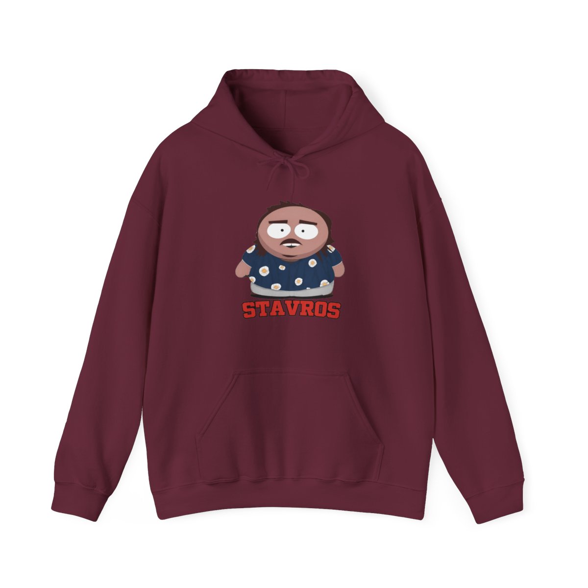 If Stavros Halkias Was a South Park Character (Blue)" Pullover Hoodie for Sale by ThisShouldBaT - alternate angle 3, merchandise