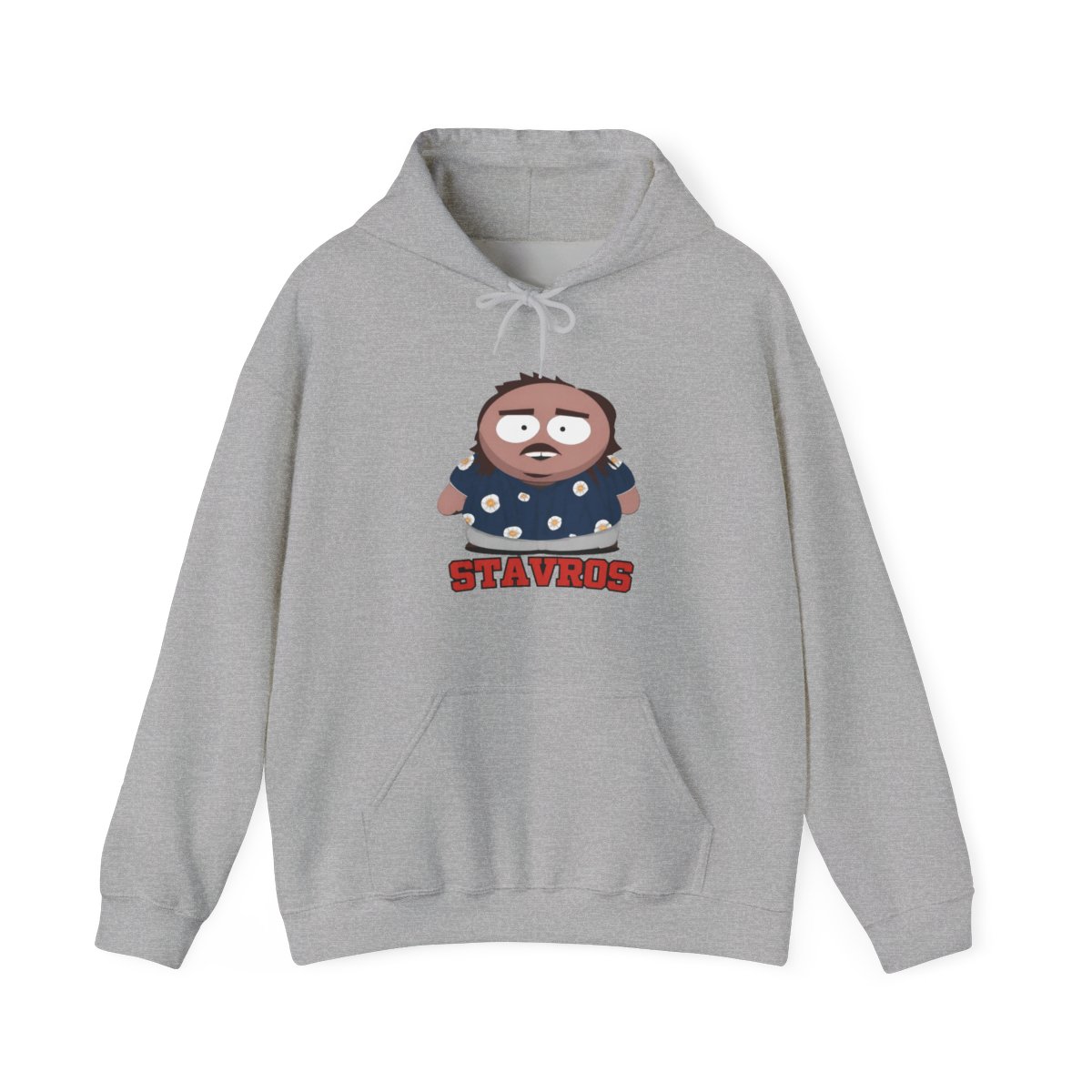 If Stavros Halkias Was a South Park Character (Blue)" Pullover Hoodie for Sale by ThisShouldBaT - alternate angle 2, merchandise